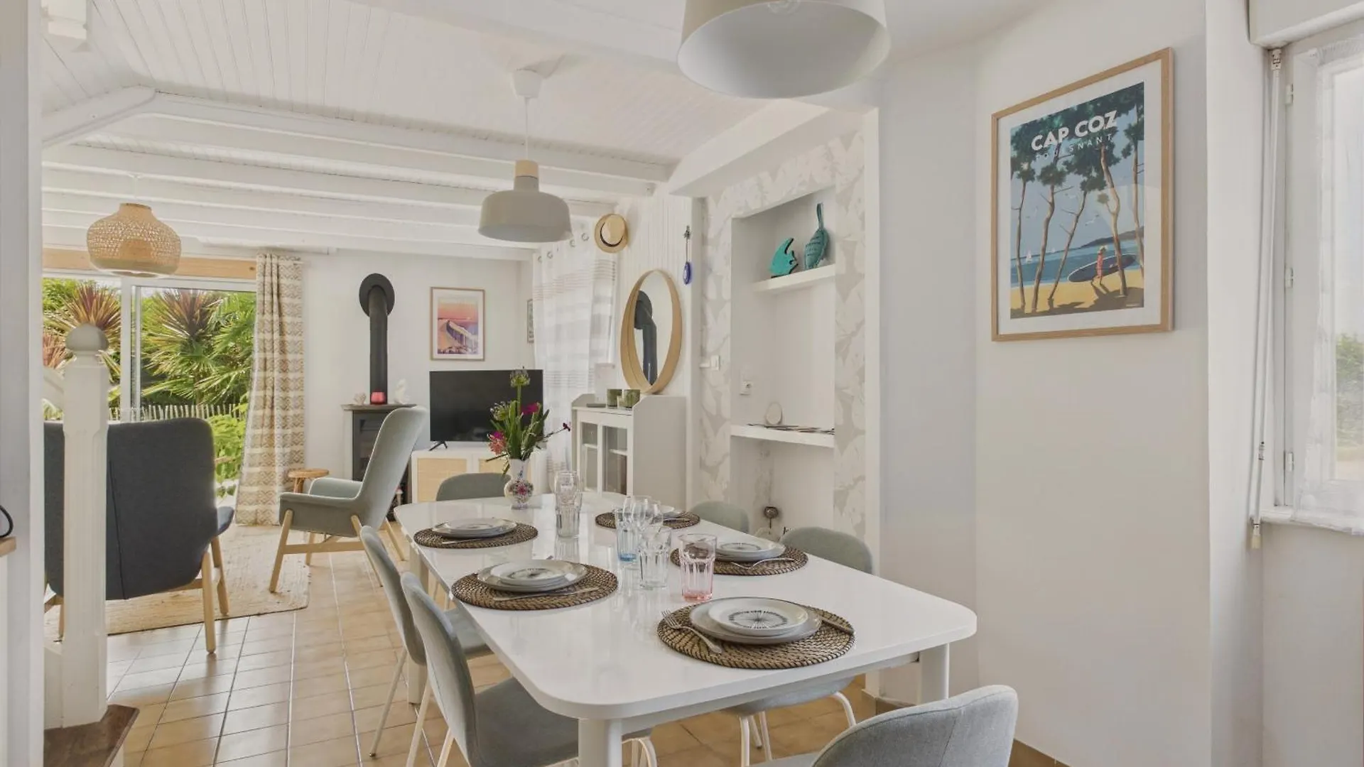 Villa Grand Jardin Et Terrasse - 4 Adultes Et 1 Enfant Fouesnant